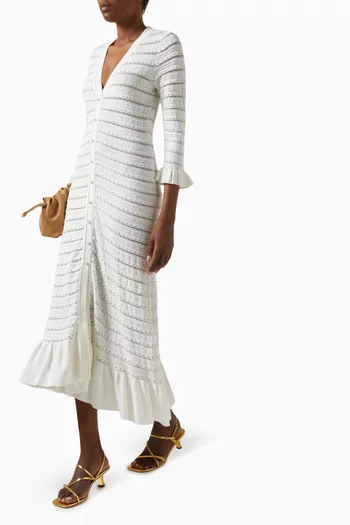 Pearl Knit Dress in Viscose Blend
