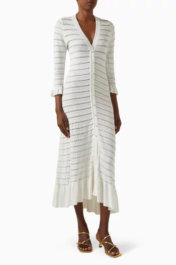 Pearl Knit Dress in Viscose Blend