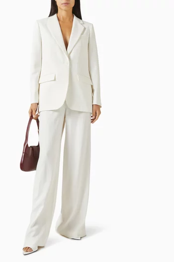 Sequin-embellished Blazer in Viscose Blend