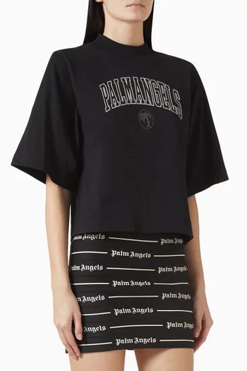 College Palm T-shirt in Cotton
