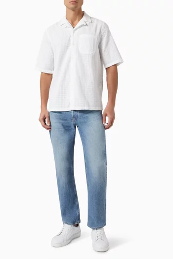 قميص إيرين قطن بارز الملمس