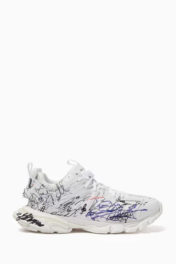 Track Autographe Sneakers in Mesh & PU