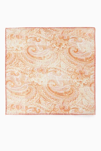 Double-face Pocket Square in Silk