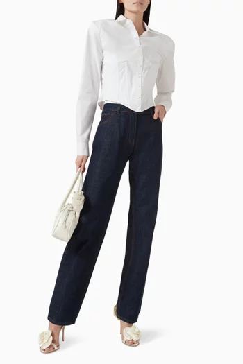 Straight-leg Jeans in Denim