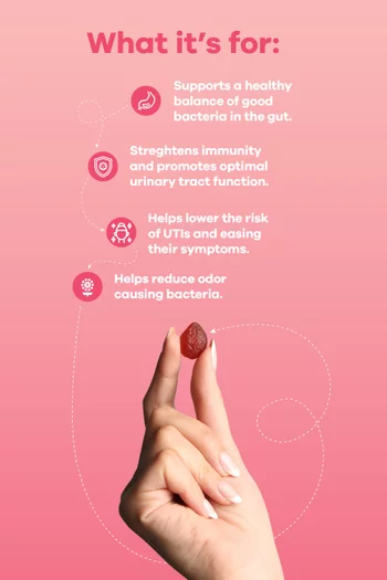 Healthy V. Women Probiotics, 60 Sugar Free Gummies