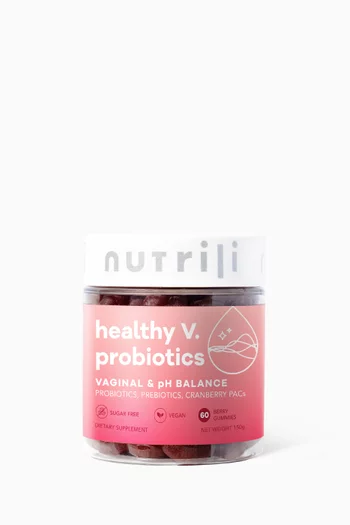 Healthy V. Women Probiotics, 60 Sugar Free Gummies