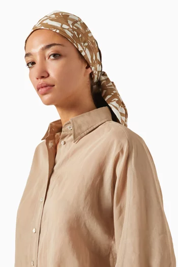 Botanical-print Headband