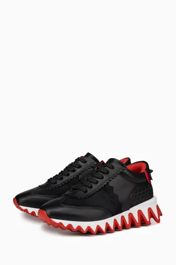 Mini Shark Sneakers in Leather