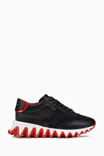 Mini Shark Sneakers in Leather