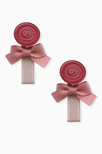 Lollipop Hair Clip, Set of 2