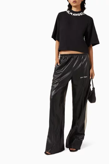 Seasonal Logo Crop T-shirt in Cotton