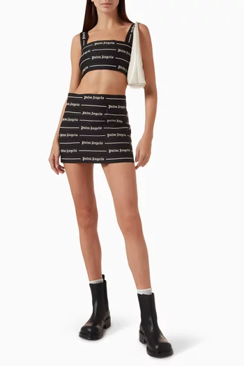 Classic Logo Tape Mini Skirt