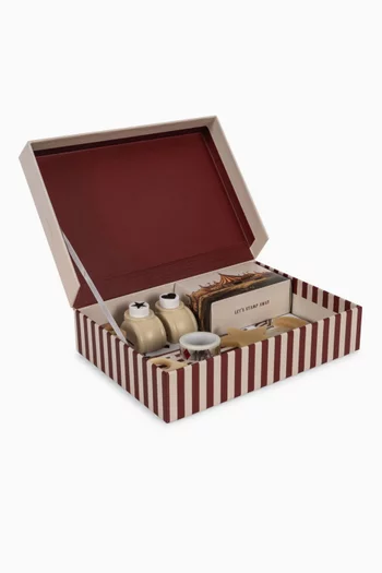 Circus Stationery Set in Wood