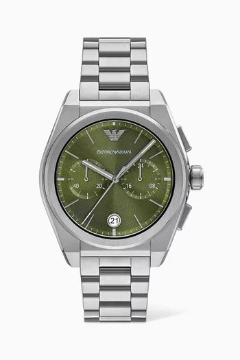 Federico Chronograph Stainless Steel Watch, 43mm