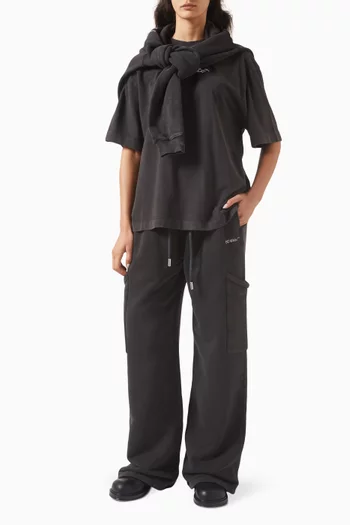 Bookish Cargo Sweatpants in Cotton