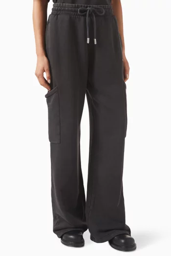 Bookish Cargo Sweatpants in Cotton