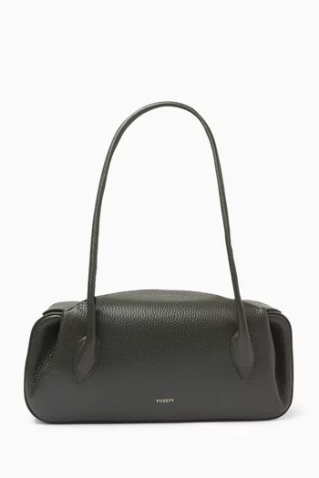 Small Oyster Shoulder Bag in Grained Leather
