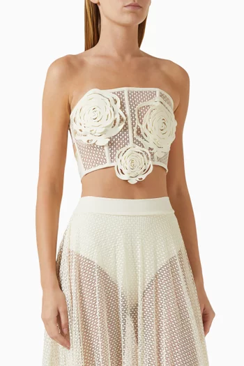 Jardin de Rosas Bikini Top