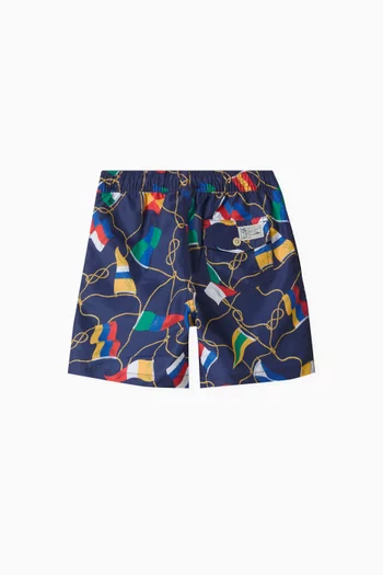 Allover-print Swim Shorts