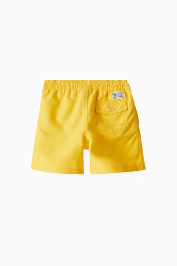 Embroidered-pony Swim Shorts