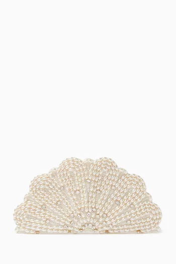 Vallée Etoilée Seashell Pearl Clutch