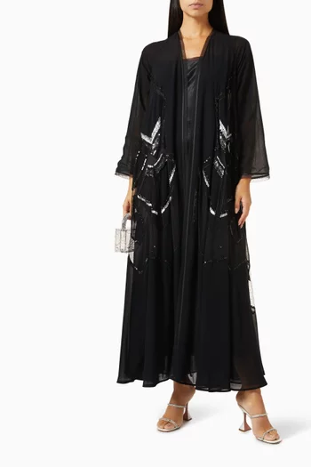 Bead-embellished Abaya