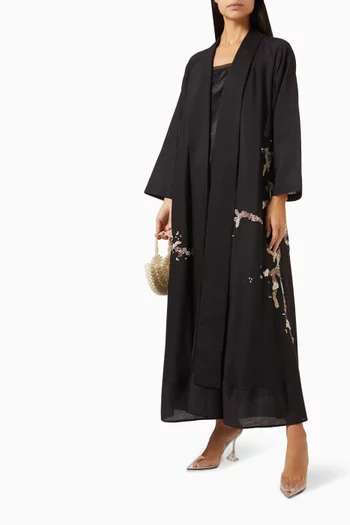 Sequin-embellished Abaya