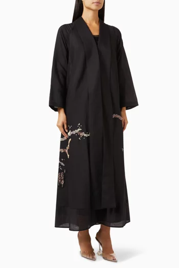 Sequin-embellished Abaya