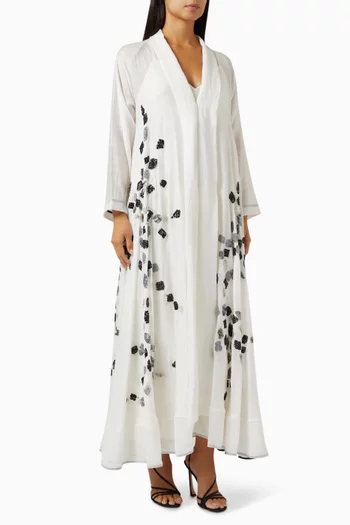 Sequin-embellished Abaya