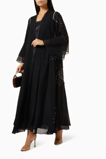 Sequin-embellished Abaya