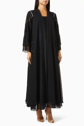 Sequin-embellished Abaya