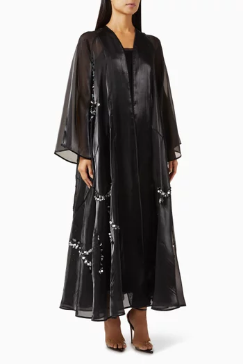Sequin-embellished Abaya