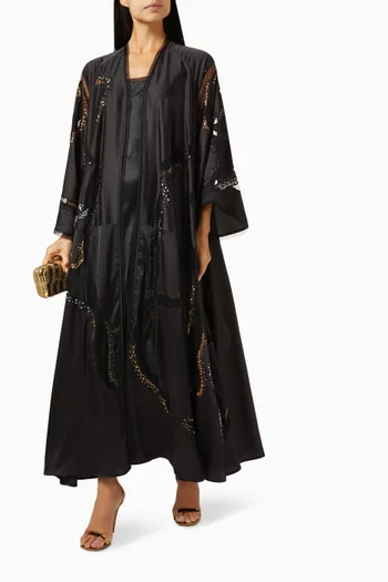 Bead-embellished Abaya