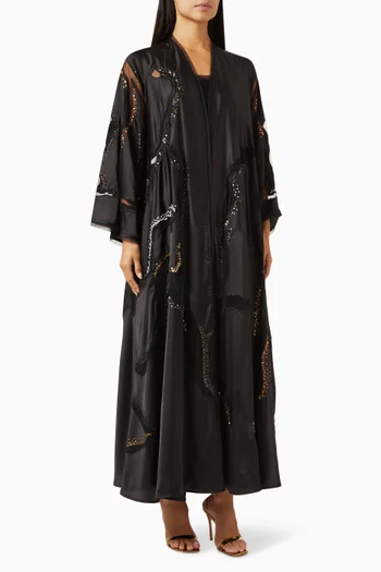 Bead-embellished Abaya