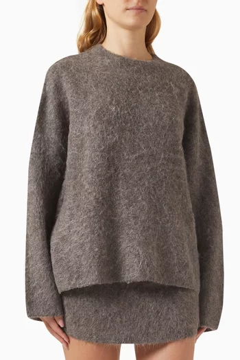 Crewneck Sweater in Alpaca Blend