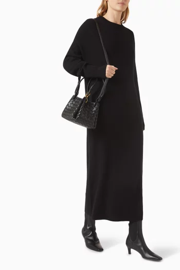 Oversized Midi Dress in Cashmere