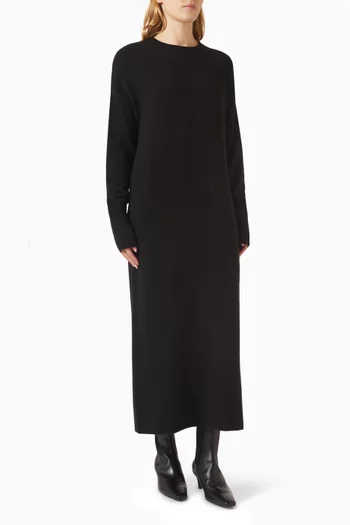 Oversized Midi Dress in Cashmere