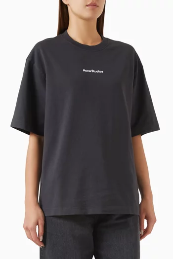 Stamp Logo Relaxed-fit T-shirt in Organic Cotton