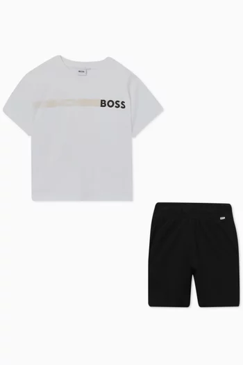 T-shirt & Shorts Set in Cotton