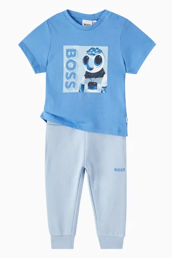 Logo Sweatpants in Fleece
