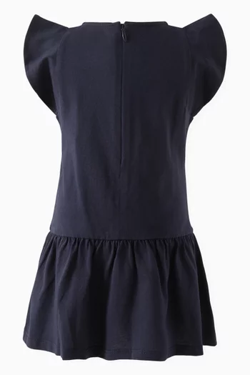 Ruffle Dress in Organic Cotton