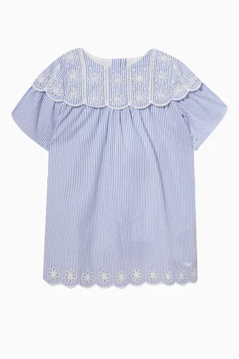 Striped Dress in Organic Cotton
