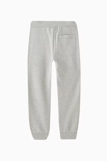 Embroidered Sweatpants in Cotton