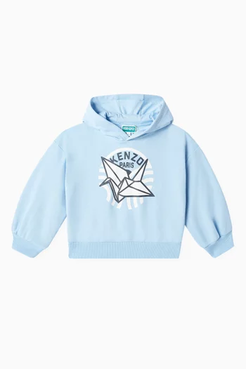 Logo-print Hoodie in Cotton
