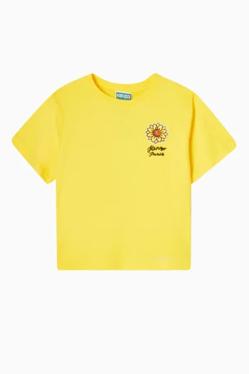 Sunflower Logo-print T-shirt in Cotton