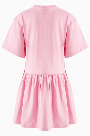 Logo T-shirt Dress in Cotton