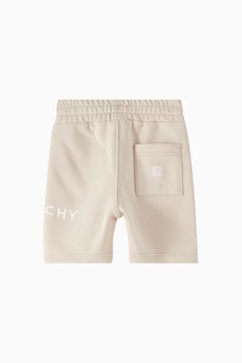 Embroidered Logo Shorts in Fleece