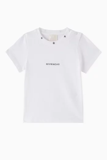 Logo Print T-shirt in Cotton