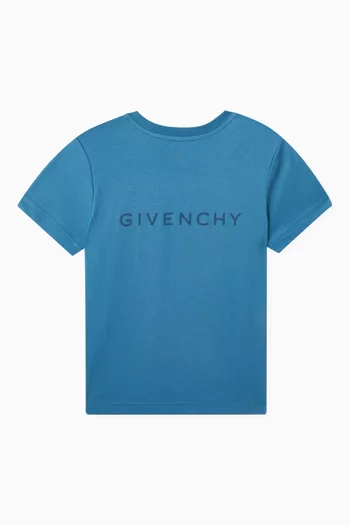 4G Printed T-shirt in Organic Cotton