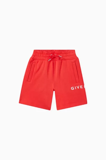 Logo Sweatshorts in Cotton Fleece